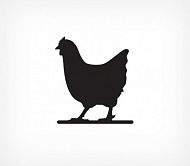 Табличка меловая "Курица"